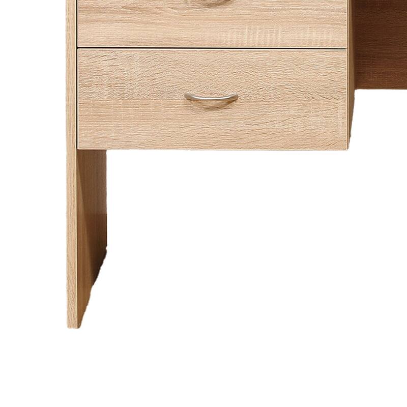 Sial Laptop Desk, 4 Drawers, 40 Inch, Weathered White Brown Wood