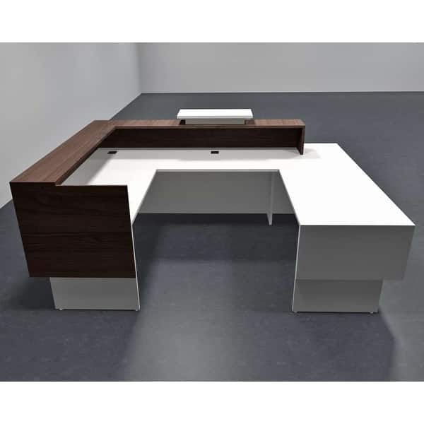 Announce Modern Office Reception Desk Overstock 28572556