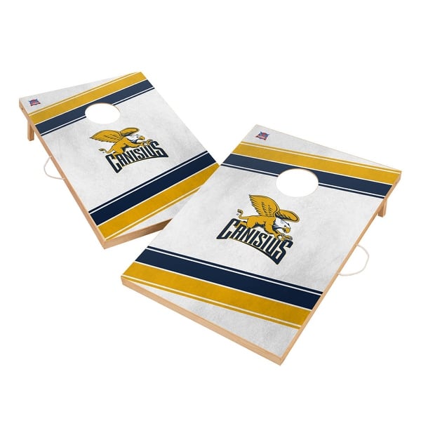 slide 2 of 5, Canisius College Golden Griffins Regulation 2x4 Cornhole Set
