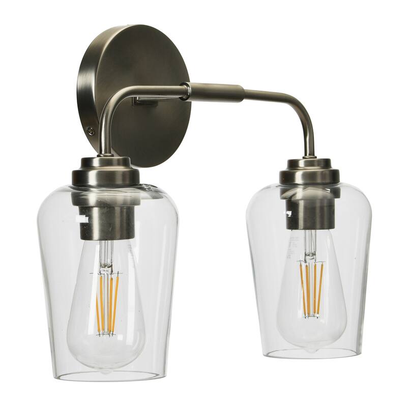 Robert Stevenson Lighting Holden - Metal and Glass Vanity Light