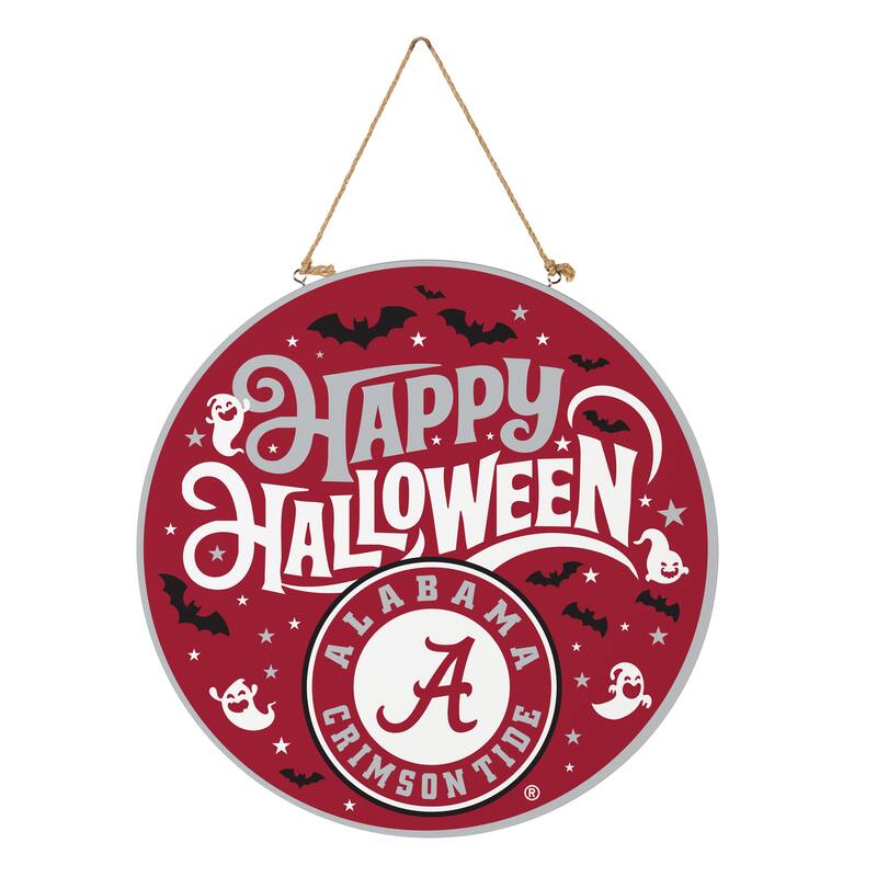 University of Alabama 18" x 18" Halloween Door Décor Wall Sign