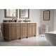 preview thumbnail 1 of 27, James Martin Vanities Bristol 72" Double Vanity, Whitewashed Walnut