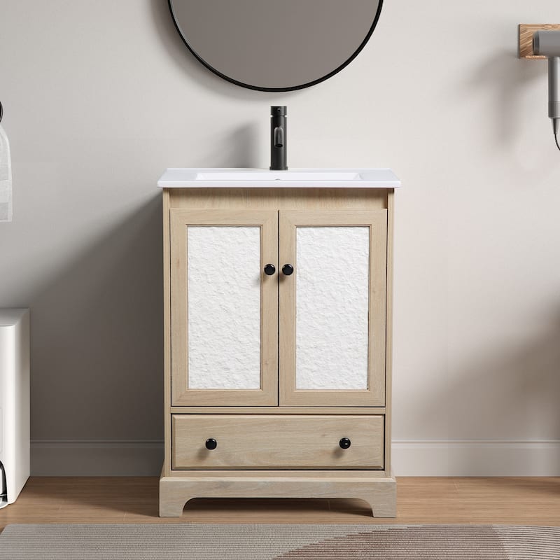 FreeStanding Bathroom Vanity Cabinet with Door and Drawer without Sink