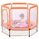 preview thumbnail 3 of 7, 55"Toddlers Trampoline with Safety Enclosure Net and Balls, Indoor Outdoor Mini Trampoline for Kids