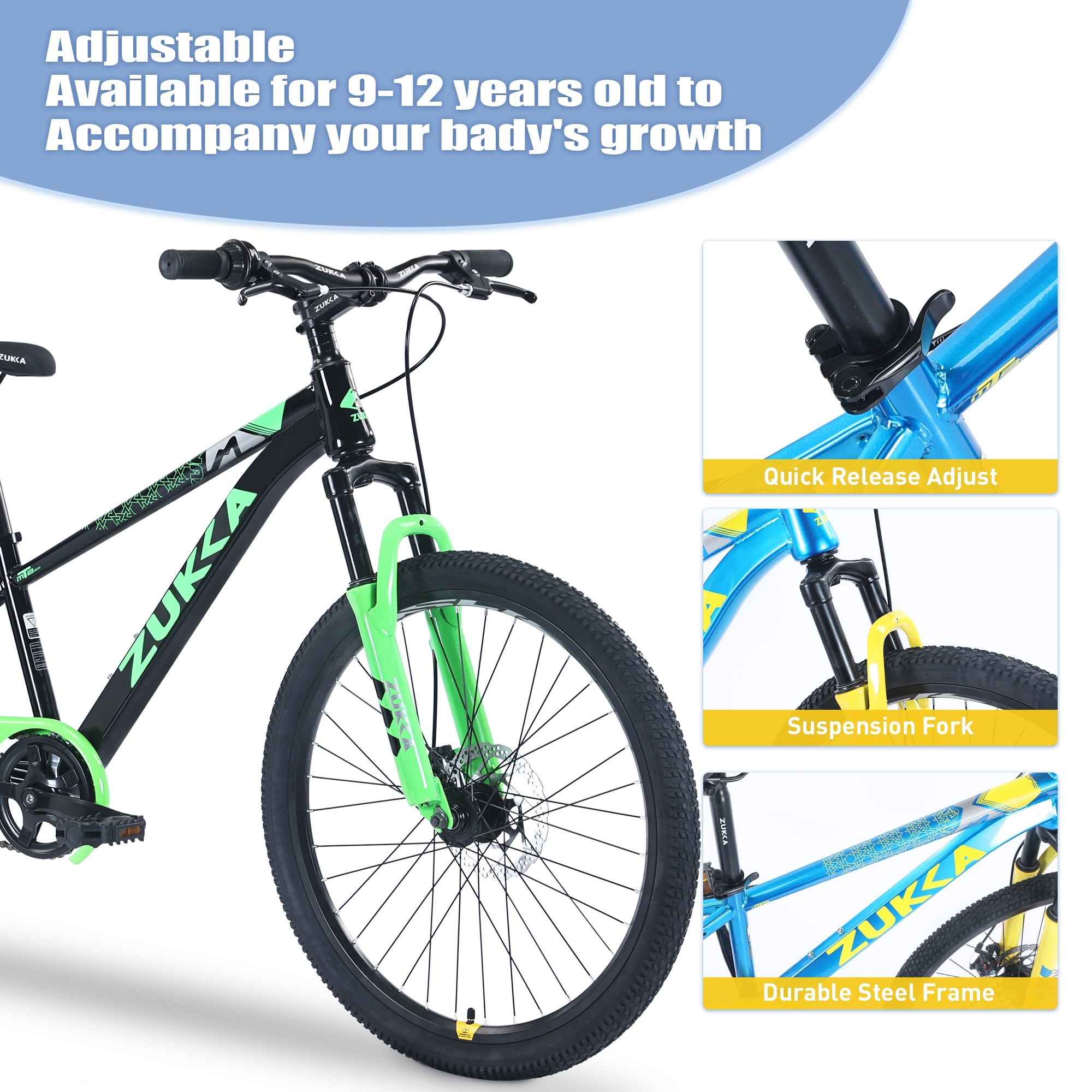 Mountain Bike 24 Inch MTB for Boys and Girls Age 9 12 Years Multiple Colors Bed Bath Beyond 40523504