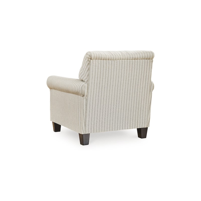 Signature Design by Ashley Valerani Brown/Beige Accent Chair - 36"W x 36"D x 36"H