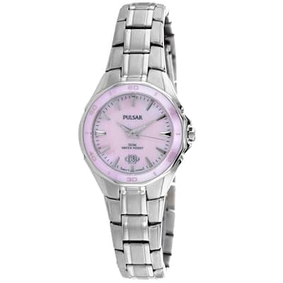Pulsar Women's Classic Pink Dial Watch - PXT899 - 6 (36)