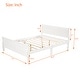 preview thumbnail 8 of 7, Full Size Wood Platform Bed Frame with Headboard and Footboard