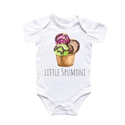 Italian Spumoni - Baby Boy Girl Clothes Infant Bodysuit Funny Cute Newborn