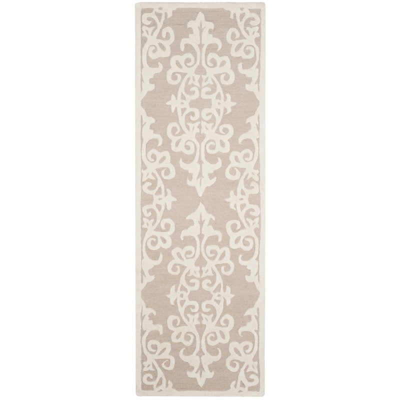 SAFAVIEH Handmade Bella Marilyne Modern Floral Wool Rug