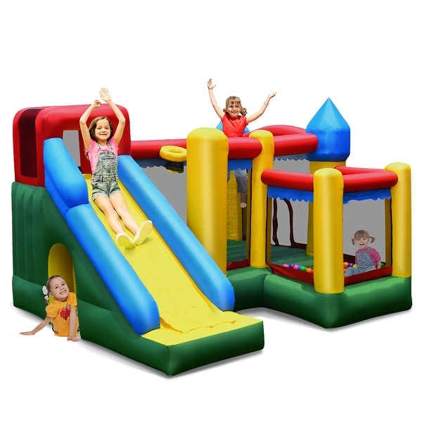 Costway Mighty Inflatable Bounce House Castle Jumper Moonwalk Bouncer. Opens flyout.