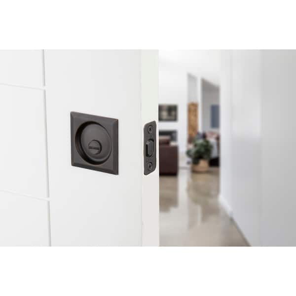 Shop Kwikset 335sqt Square Privacy Bed Bath Pocket Door Lock