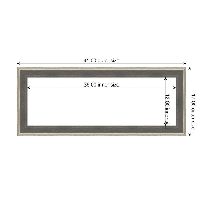 Cottage Framed Dry Erase Magnetic Board - 41 x 17 in