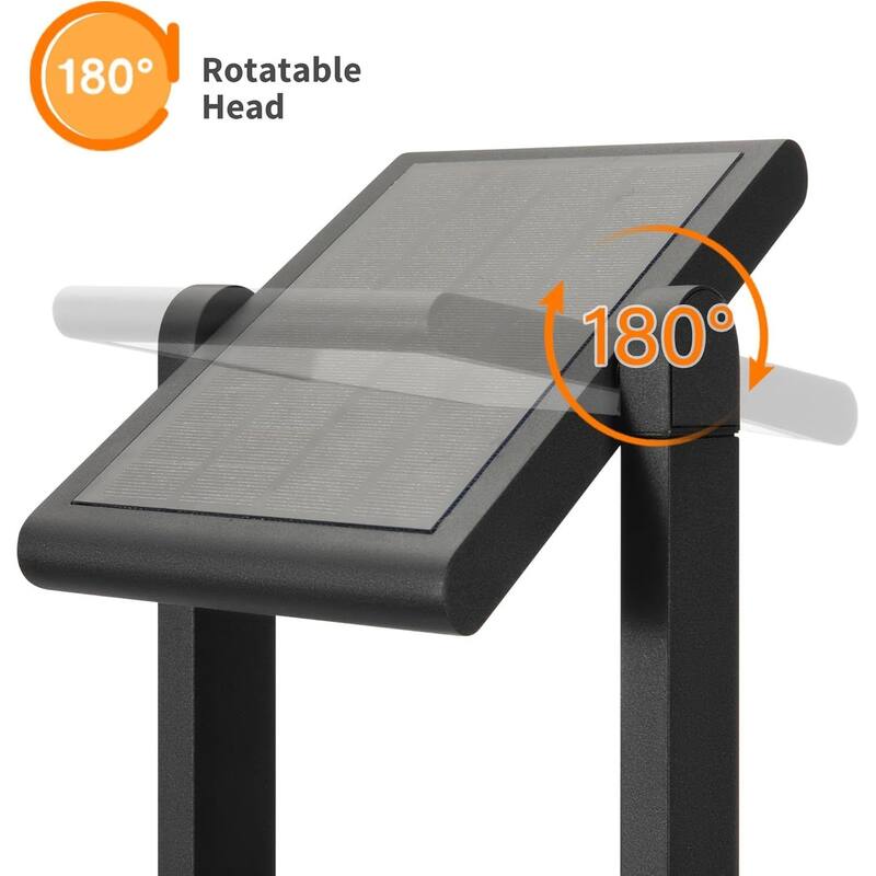 Dusk to Dawn Solar Outdoor Landscape Path Light Exterior Motion Sensor Lights IP65 Waterproof Energy-Saving Lantern