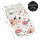 preview thumbnail 5 of 4, Sweet Jojo Designs Peach, Green and Gold Watercolor Floral Collection Changing Pad Cover