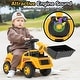 preview thumbnail 9 of 7, Costway Kids Ride on Bulldozer with Adjustable Bucket Engine Sound - See Details
