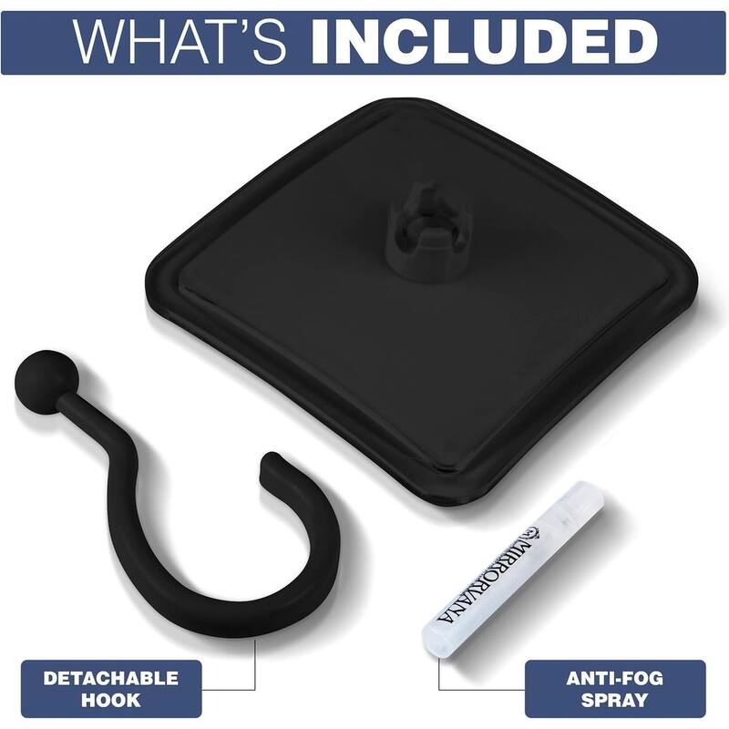 Hanging Fogless Shower Mirror for ShavingAnti Fog and Shatterproof