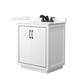 Option White / Giotto Quartz Top / Matte Black Hardware