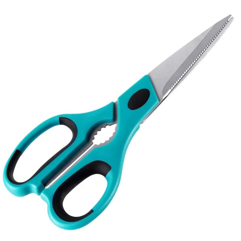 Versatile Stainless Steel Kitchen Scissors with Sheath for Precision Cuts Included Plastic Sheath