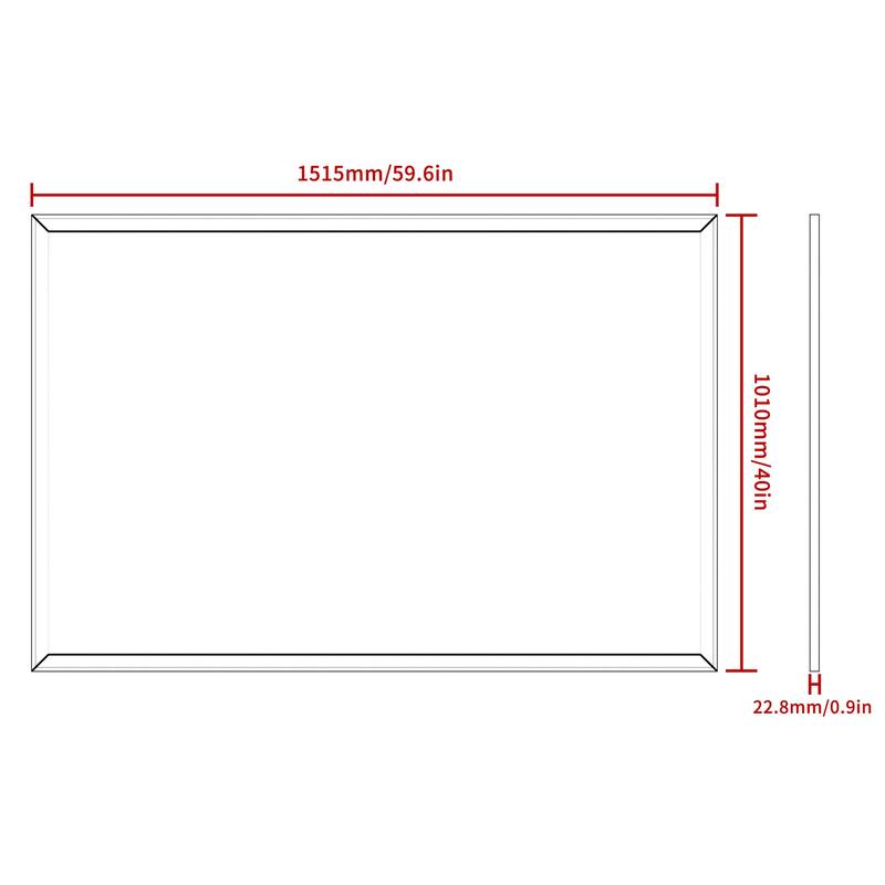 60x40 Inch Oversized Modern Bathroom Mirror