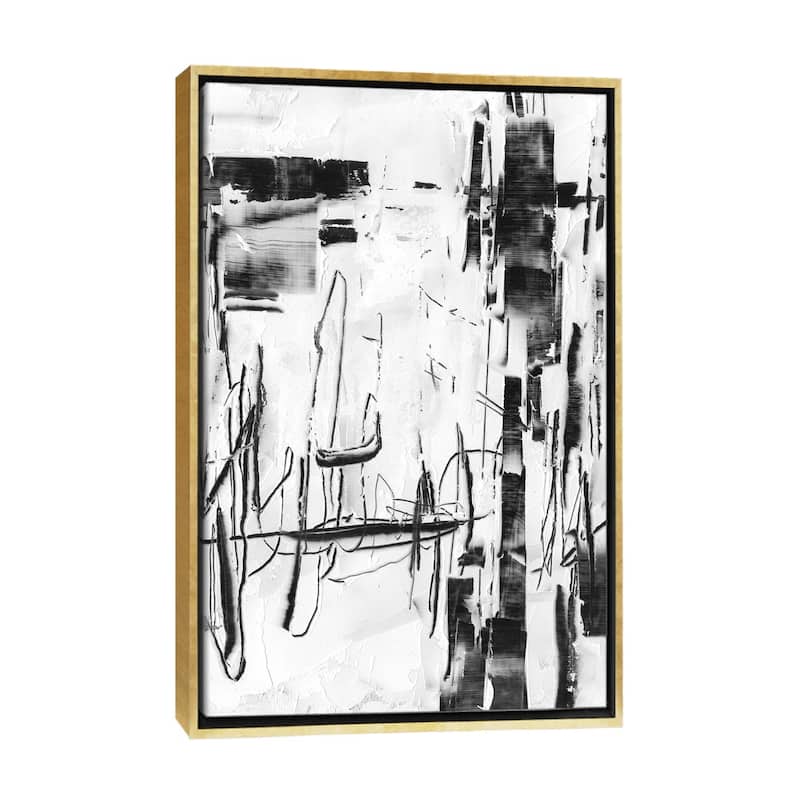 iCanvas "Polar Storm II" by Ethan Harper Framed Canvas Print - Gold - 40x26