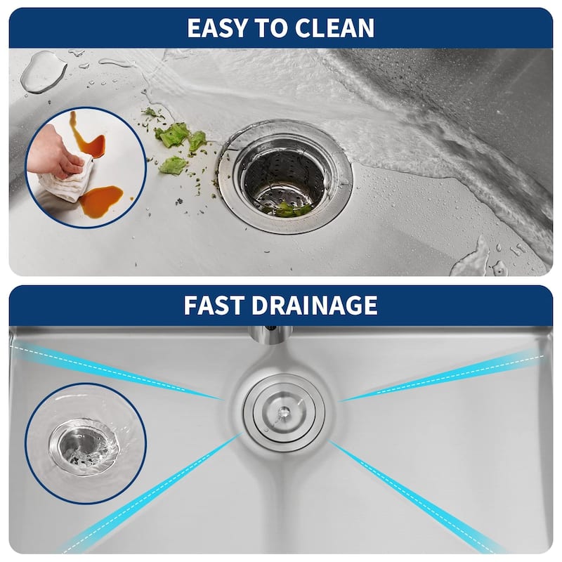 30 Undermount Workstation Sink-30 x 18 Inch Undermount Stainless Steel Kitchen Sink 18 Gauge