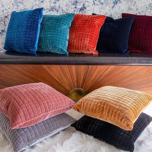 Velvet throw pillows set of 2 store
