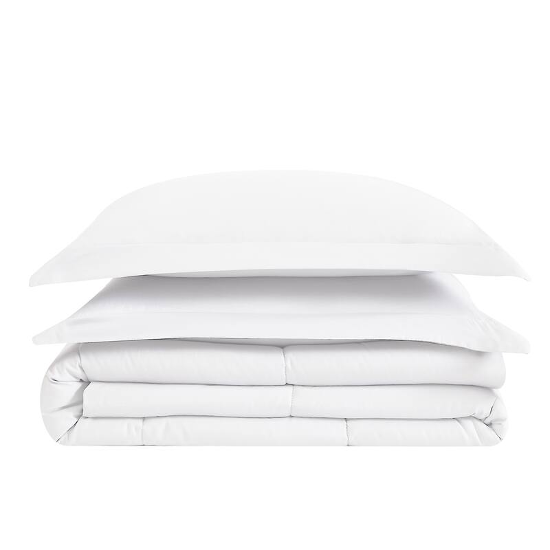 Truly Soft Garment Wash Solid Comforter Set