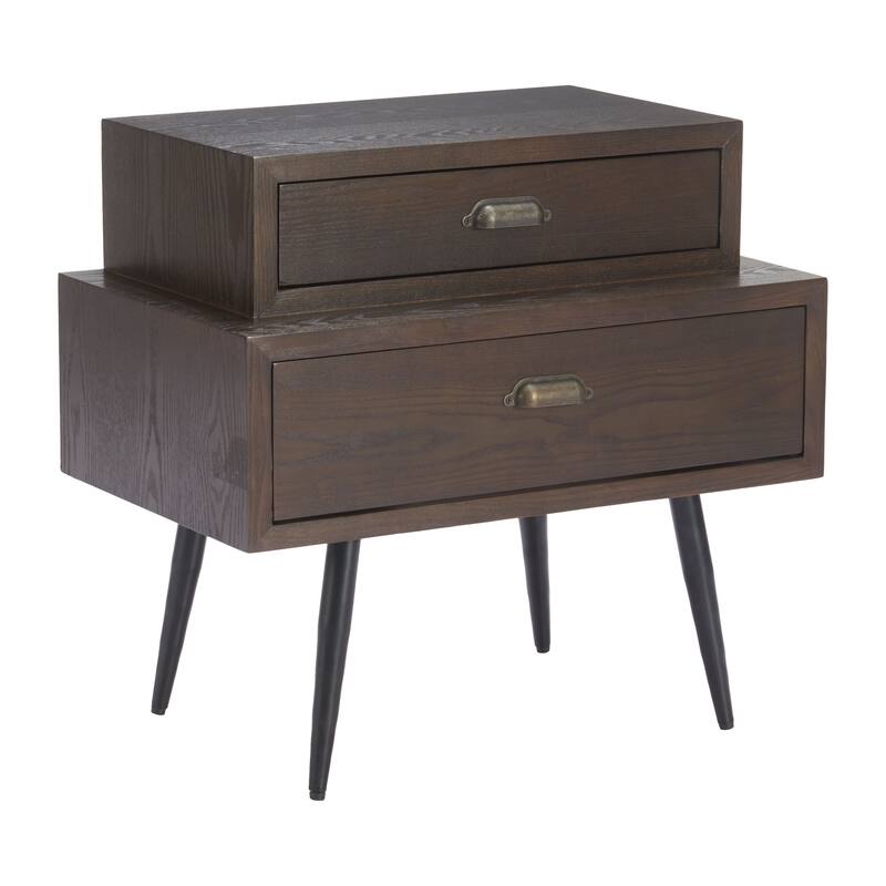 Mechy Side Table Brown - Brown