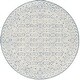 preview thumbnail 26 of 34, Livabliss Louvre Transitional Area Rug 8' x 8' - Pale Blue - Round