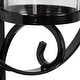 preview thumbnail 19 of 21, Kate and Laurel Doria Round Glass and Metal Wall Sconce - 12x22