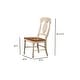 preview thumbnail 4 of 2, Iconic Furniture Antiqued Caramel/ Biscotti Napoleon Dining Chair (Set of 2)