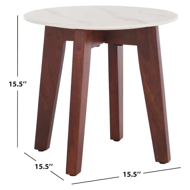 SAFAVIEH Home Helley Ceramic Accent Table - 16"W x 16"D x 16"H