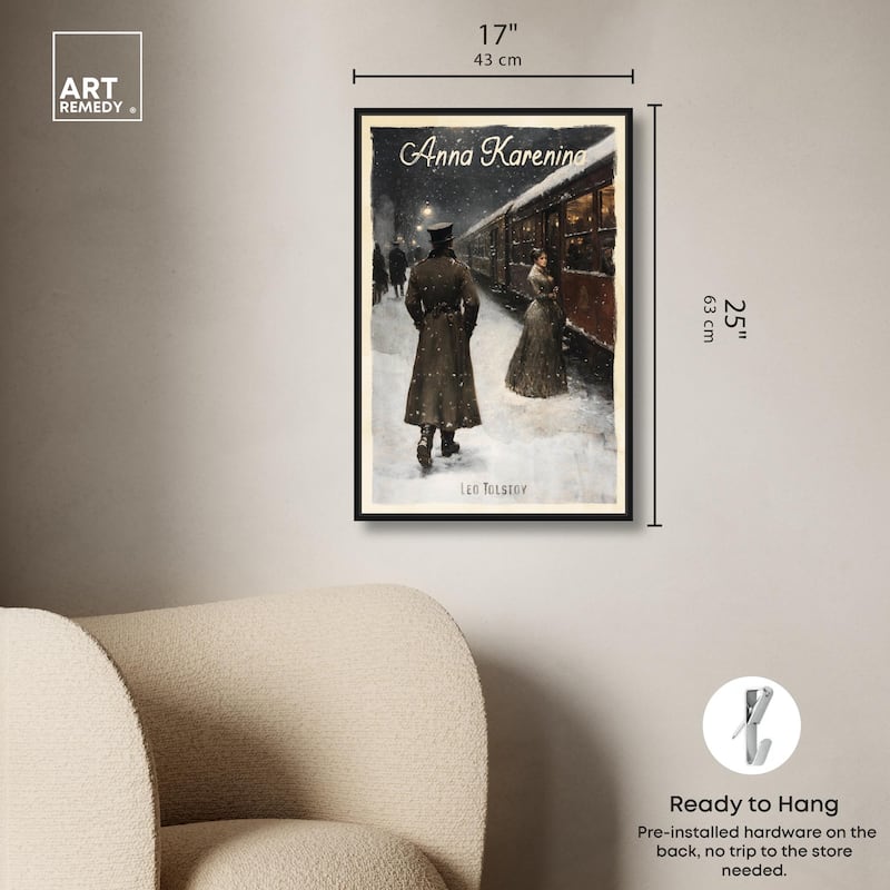 Anna Karenina Canvas by Art Remedy