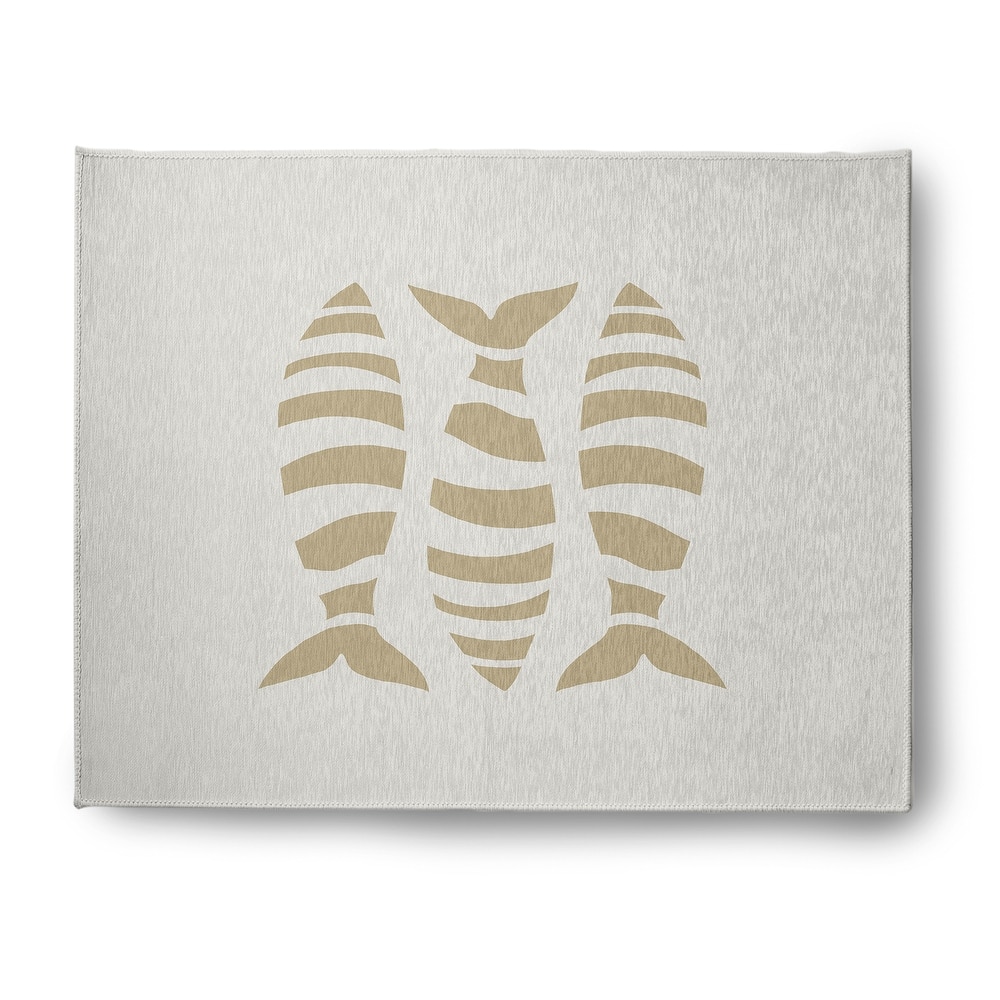 Puzzle Fish Nautical Indoor/Outdoor Rug