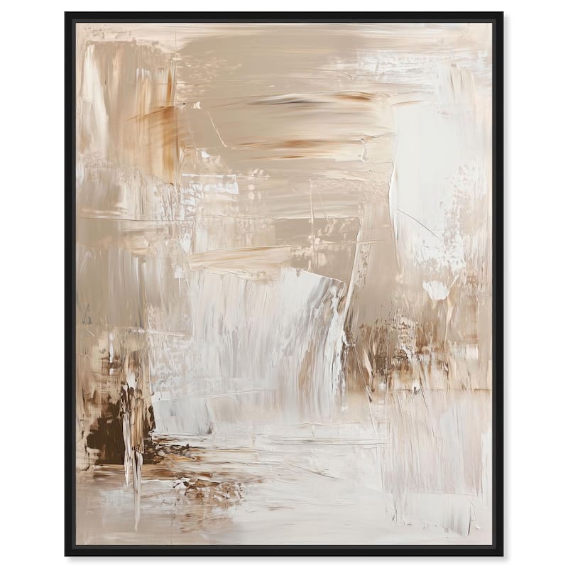 Latte Layers II Canvas by Art Remedy - Black - 24" x 30"