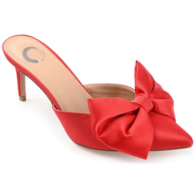 Journee Women's Tiarra Medium and Wide Width Evening Pumps