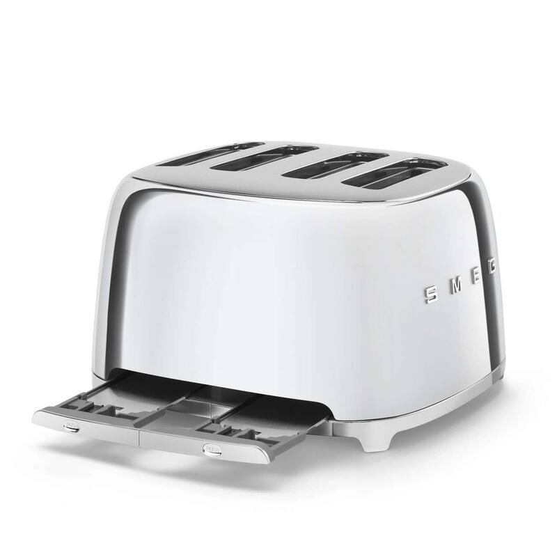 SMEG 4x4 Slot Toaster TSF03 - Black