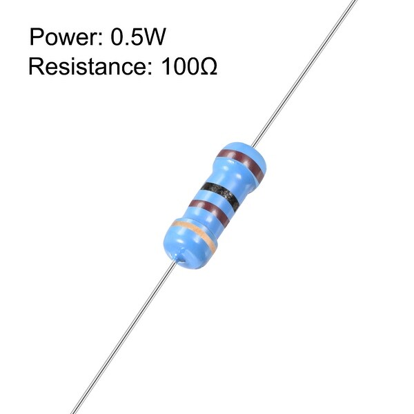 100 ohm 1//2Watt Carbon Film Resistors 5/% You get 10 resistors