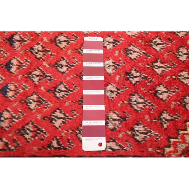 ECARPETGALLERY Hand-knotted Andelz Red Wool Rug - 4'0 x 6'4