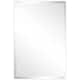 Frameless Beveled Prism Wall Mirror, Bathroom, Vanity, Bedroom Mirror, 1"-Beveled Edge - Clear - 24 in. x 0.39 in. x 36 in.