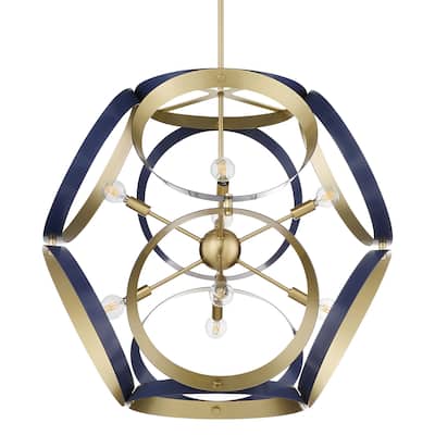 Quorum International 866-8 Domain 8 Light 30" Wide Pendant