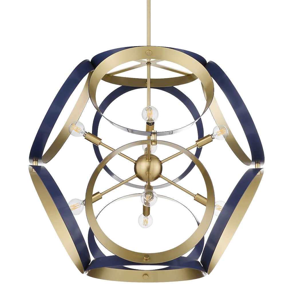 Quorum International 866-8 Domain 8 Light 30" Wide Pendant