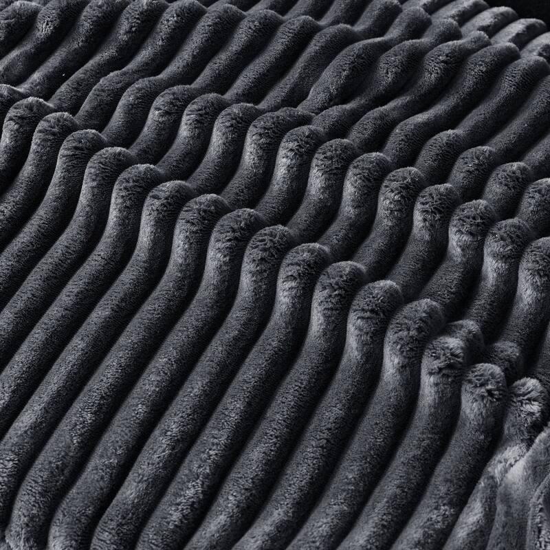 71" Sofa Plush Corduroy Square Storage Armrest USB port