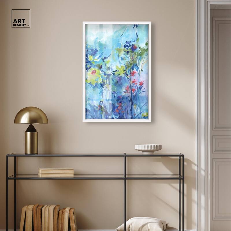 Heavenly Blue II Shadowbox by Art Remedy
