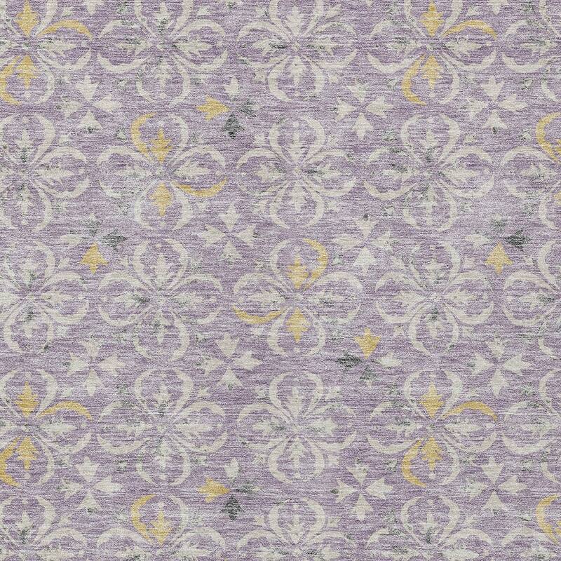 HomeRoots Floral Transitional Rectangle Outdoor Rug