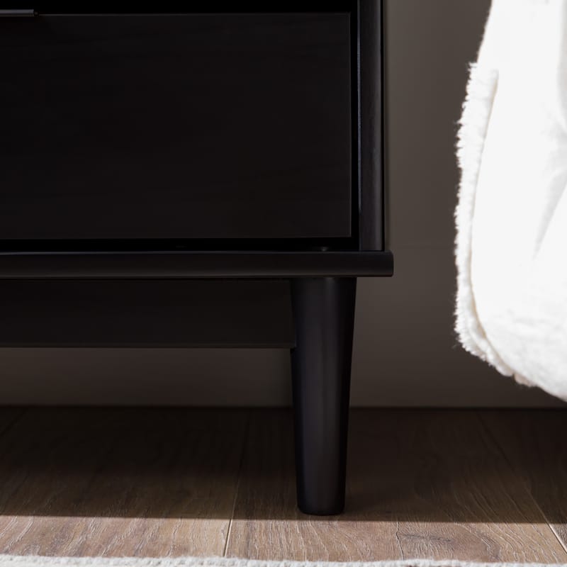 Middlebrook Modern Gallery Top Solid Wood Nightstand