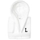 preview thumbnail 99 of 105, Sweet Kids 100% Polyester SUPER PLUSH Double Brushed Hooded Bathrobe with Black Bookman Monogram L - Large