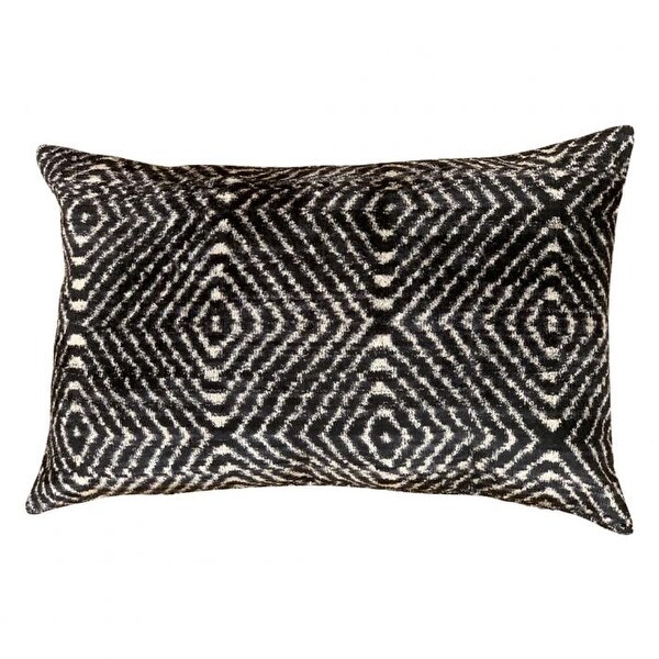 Black 2024 ikat pillow