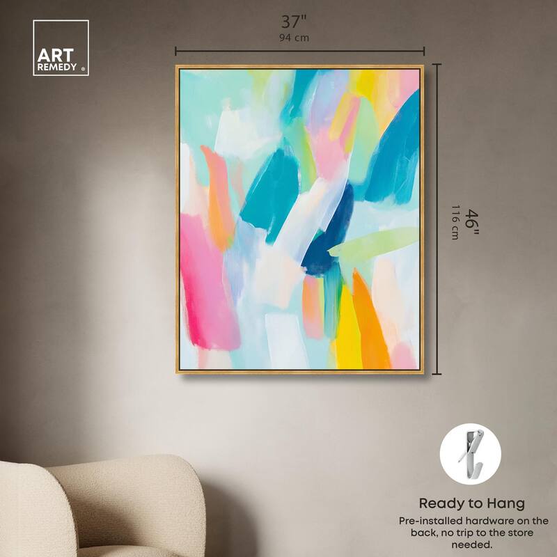 Whirlwind of Color I Canvas by Art Remedy